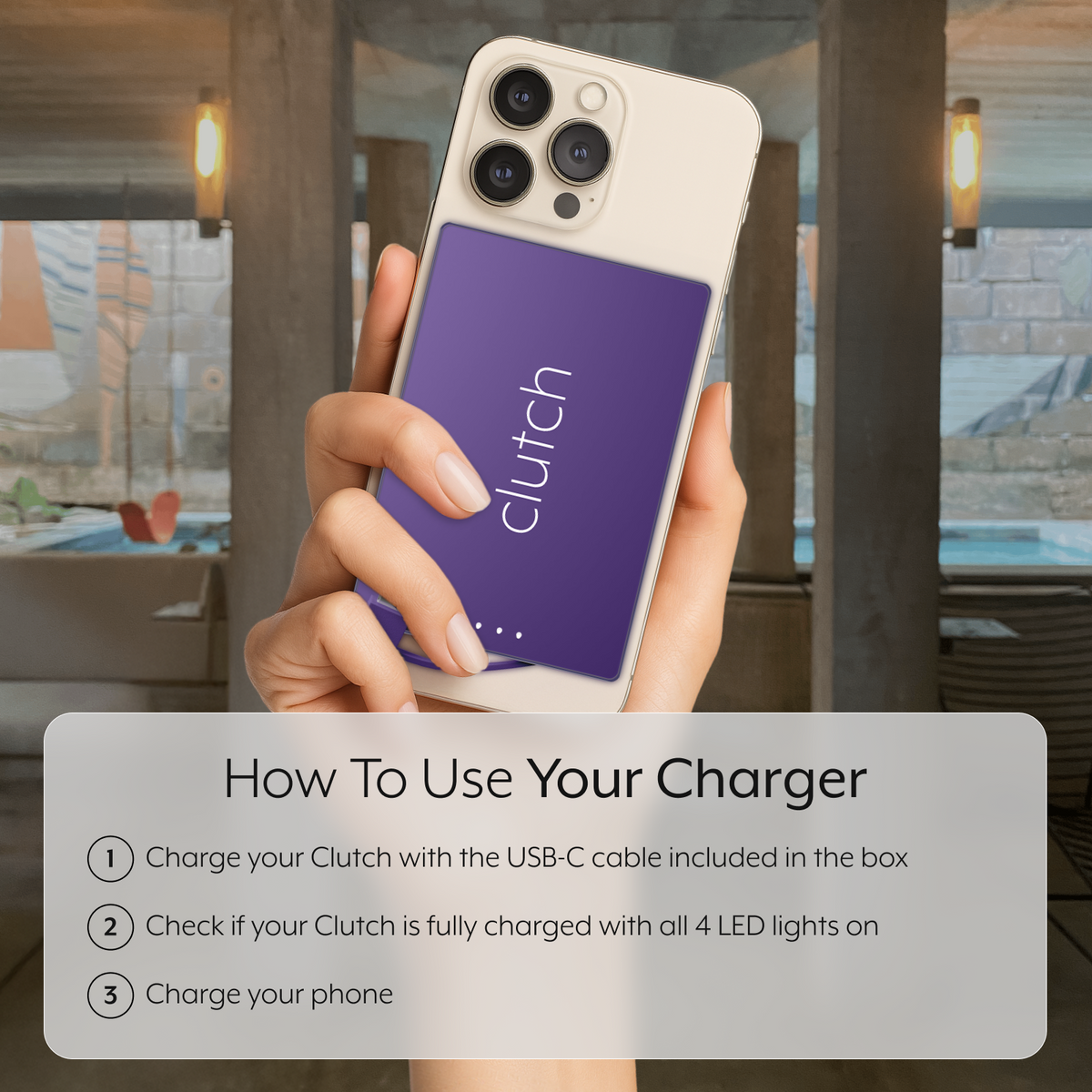 Clutch Pro USB-C Purple / USB-C