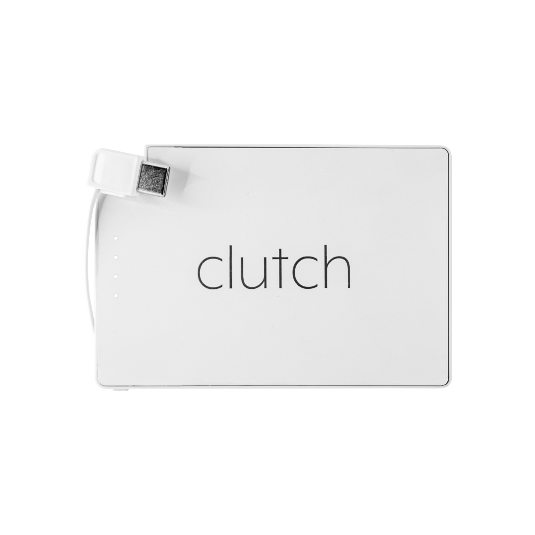 Clutch Charger World’s Thinnest Portable Phone Charger & Power Bank